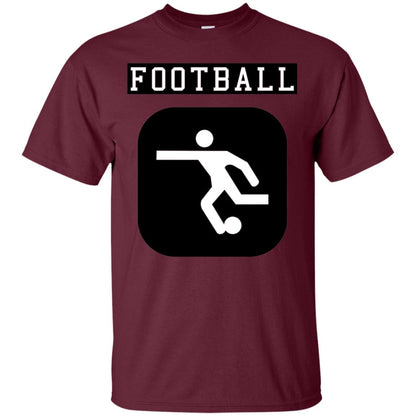 Football Soccer Shirt Retro Street Maroon