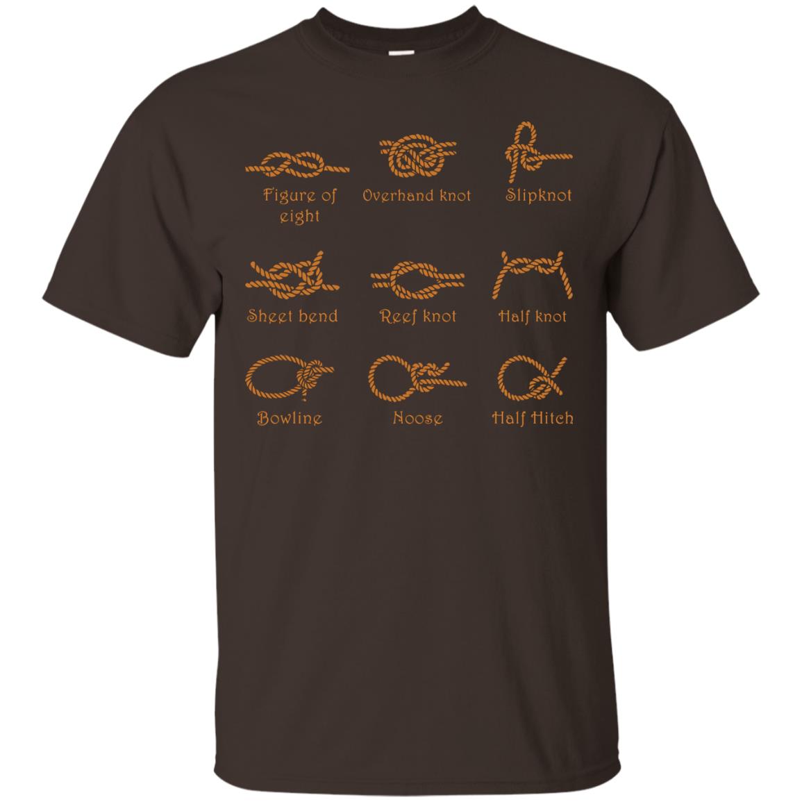 Nice-nautical Knots Types Shirt Dark Chocolate