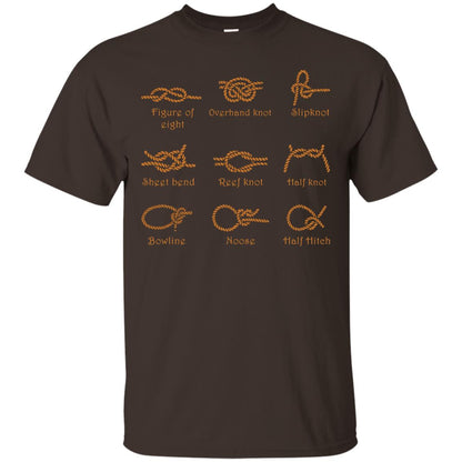 Nice-nautical Knots Types Shirt Dark Chocolate
