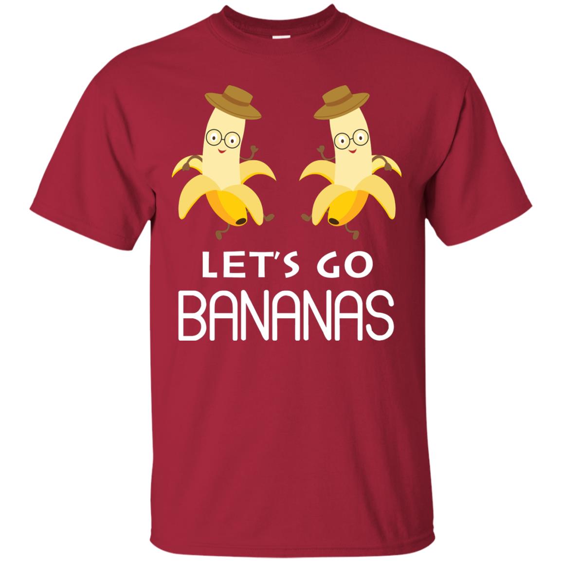 Let's Go Bananas Shirt Cardinal