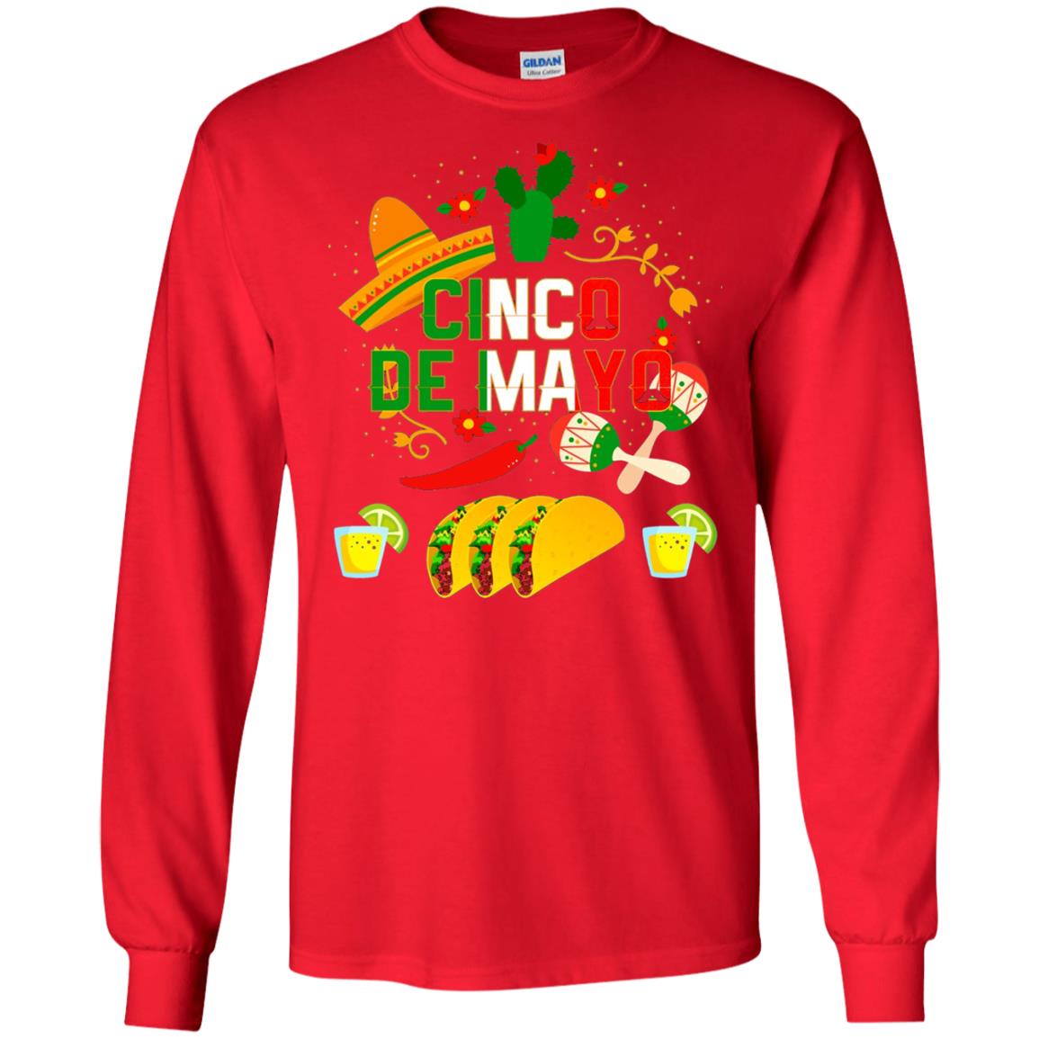 Fiesta Cinco De Mayo T-shirt Cinco De Mayo Red