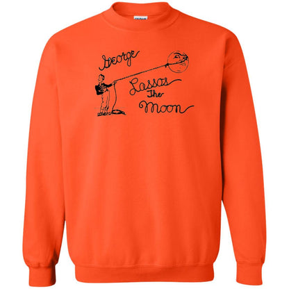 Film T-shirt It's A Wonderful Life George Lassos The Moon Orange