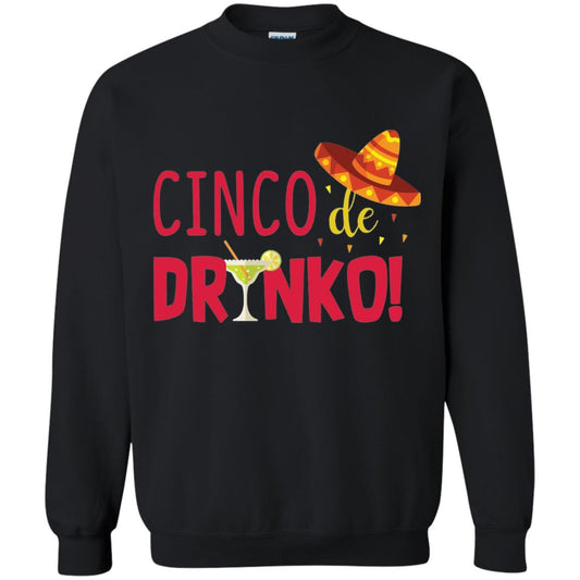 Cinco De Drinko Cinco Mayo 2018 Drinking T-shirt Black