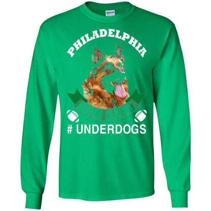 Football Lover T-shirt Philadelphia Bird Gang Underdogs 2018 Irish Green