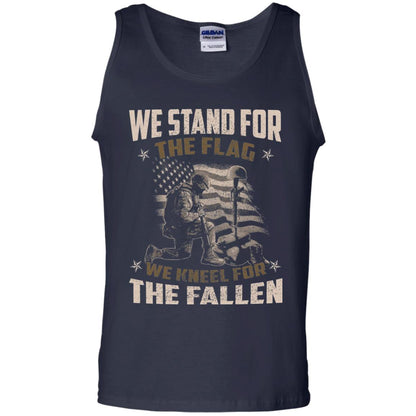 Veteran T-shirt We Stand For The Flag, We Kneel For The Fallen Navy