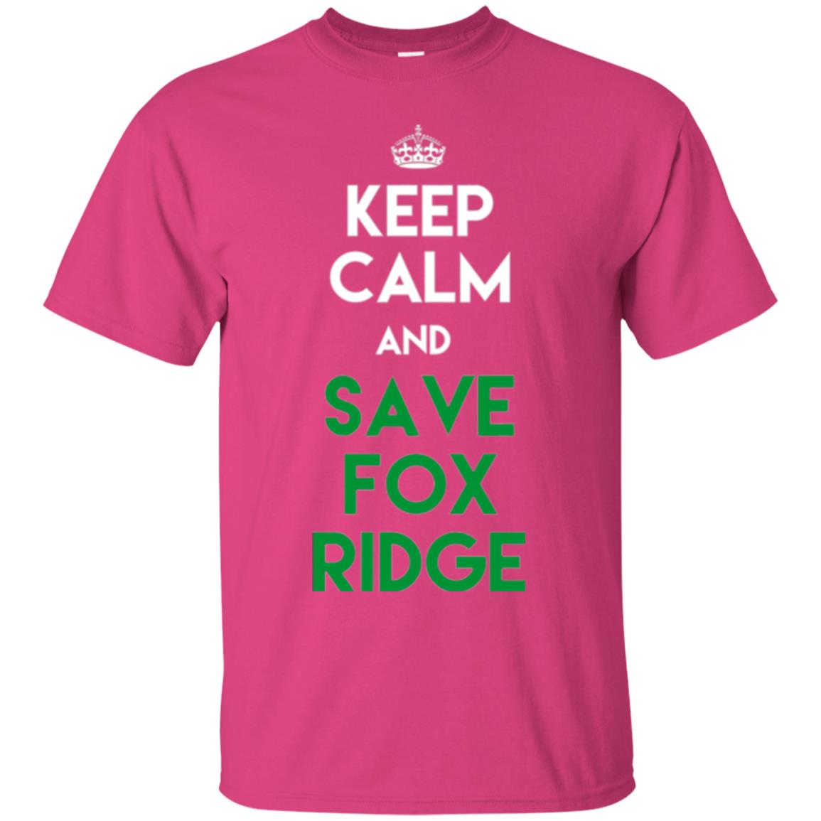 Elementary T-shirt Keep Calm And Save Fox Ridge T-shirt Heliconia