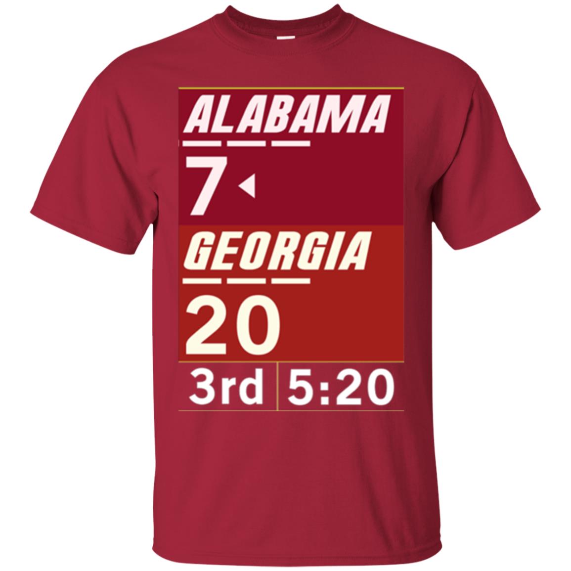 Football Lover T-shirt Alabama 26-23 Comeback Win 2-sided Cardinal