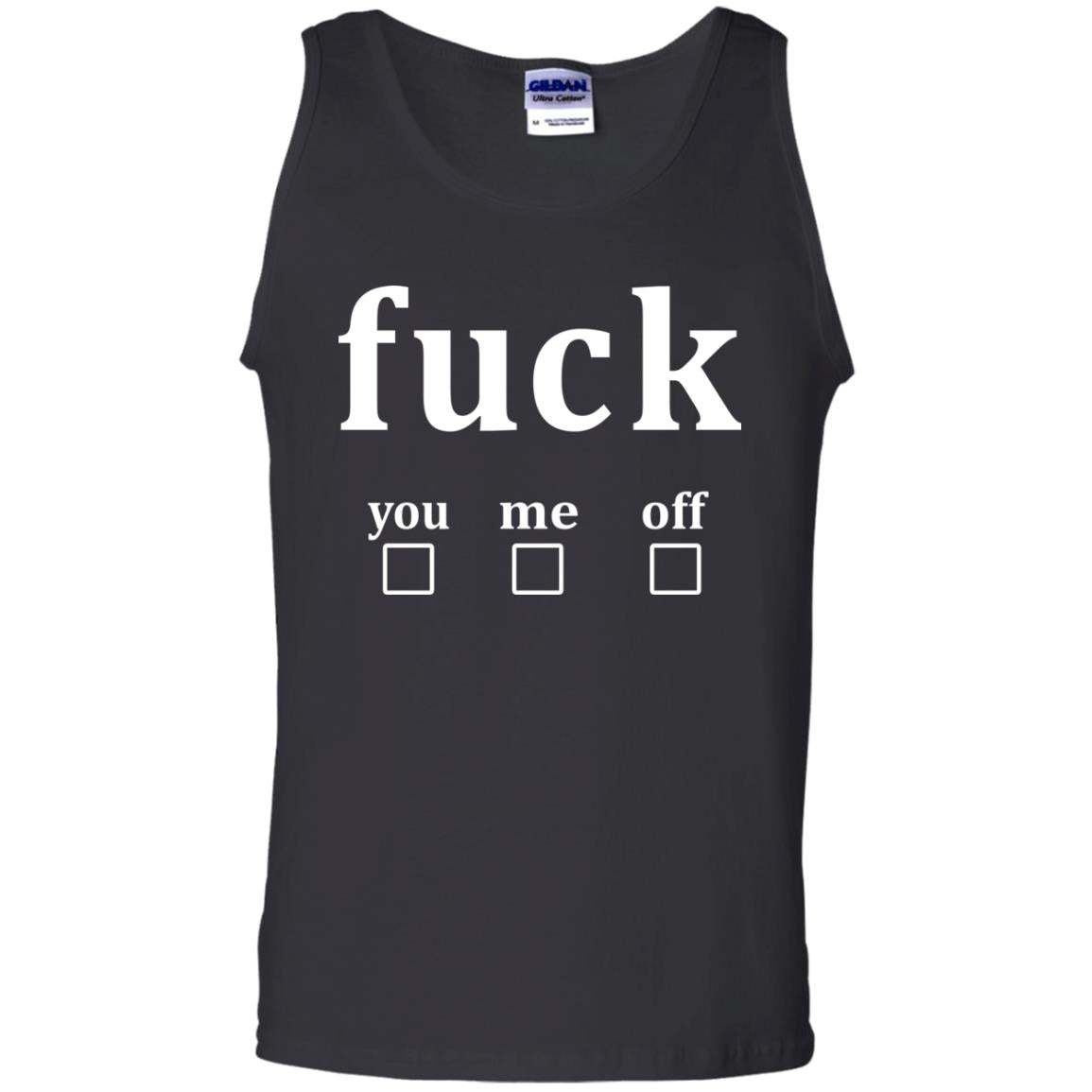 Fuck You Me Off Shirt Black