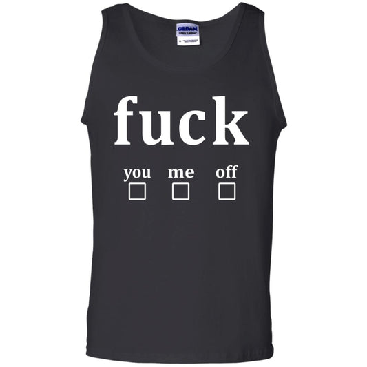 Fuck You Me Off Shirt Black