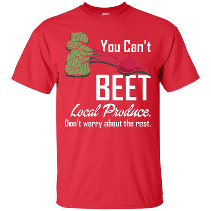 You Can_t Beet Local Produce Farmers Market T-shirt Red