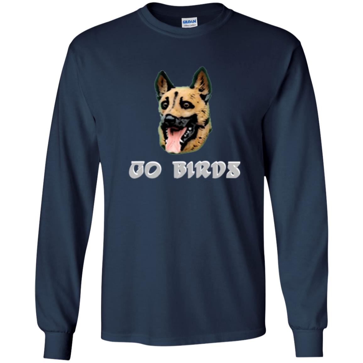 Dog Lover T-shirt Go Birds Underdog T-shirt Navy