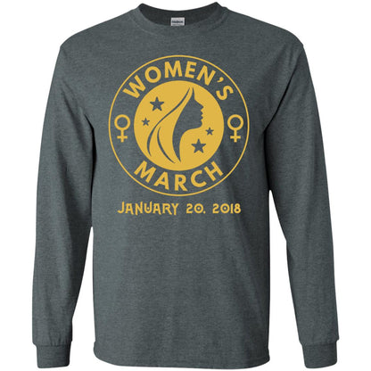 Women_s Right T-shirt Women_s March January 20th 2018 Protest Dark Heather