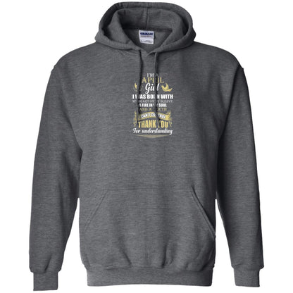 April Birthday Shirt Im A April Girl I Was Born With My Heart Dark Heather