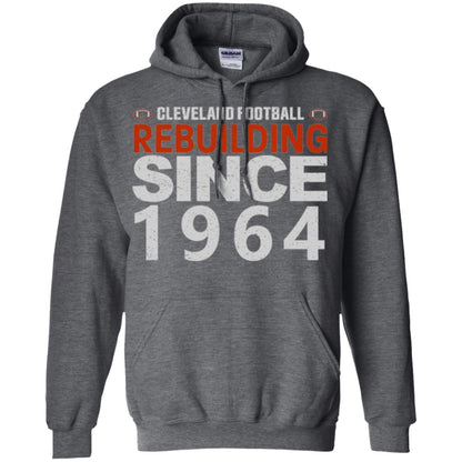 Football T-shirt Cleveland Football Rebuilding Since 1964 Dark Heather
