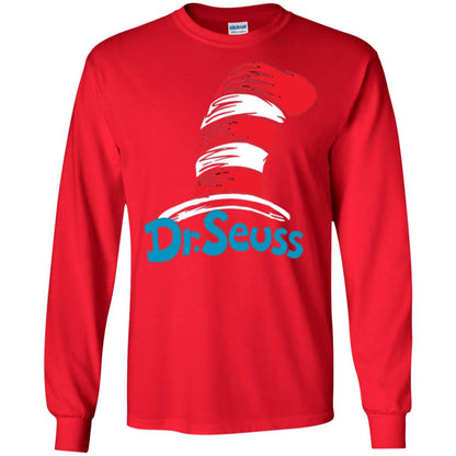 Film Lover T-shirt Dr. Seuss Hat T-shirt Red