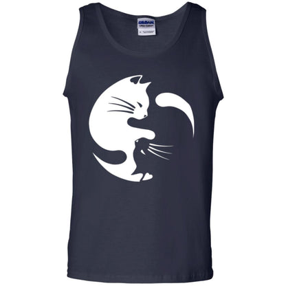 Ying Yang Cat T-shirt Navy