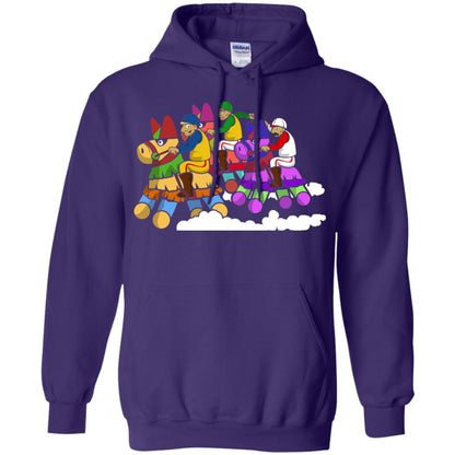 Derby Party Pinata Jockeys Cinco De Mayo Horse Race Shirt Purple