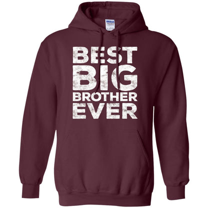 Best Big Brother Ever Family T-shirt Maroon