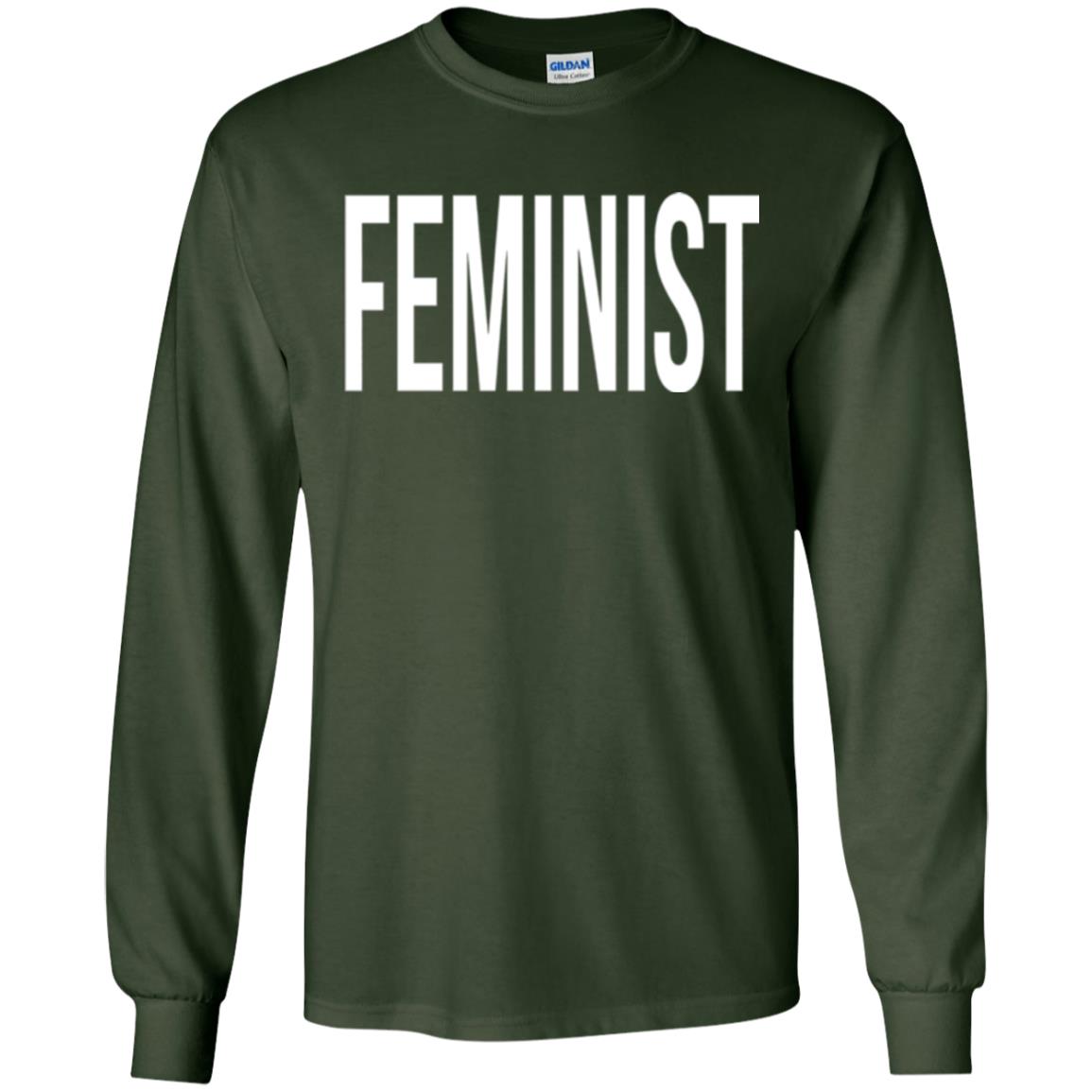 Feminist T-shirt Forest Green