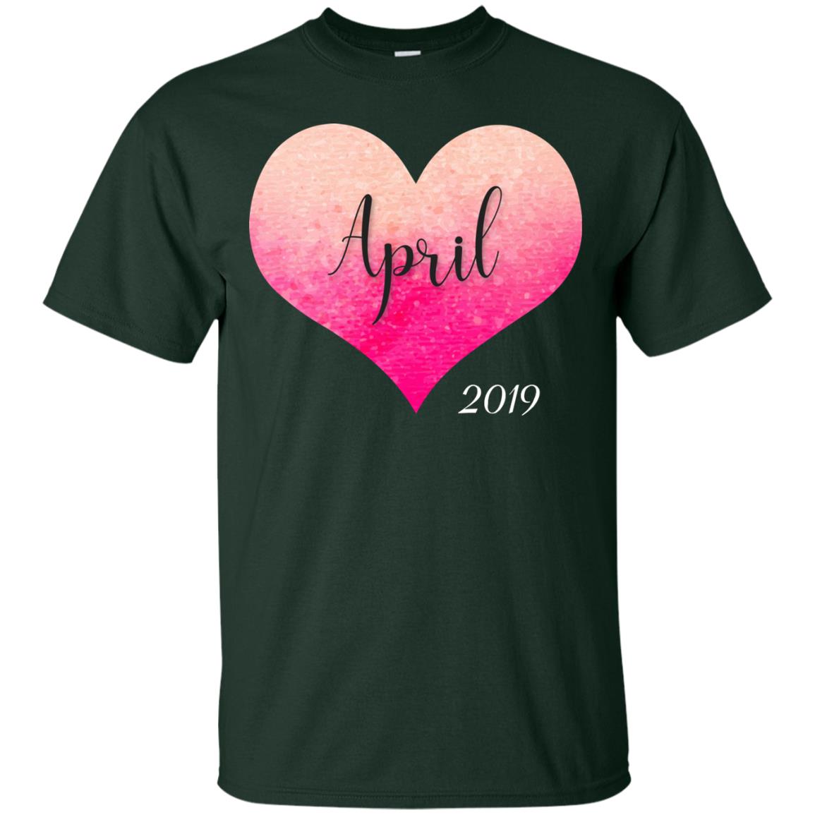 Pregnancy Reveal Announcement Party April 2019 Shirt Forest