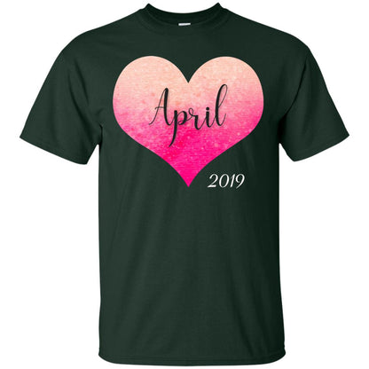 Pregnancy Reveal Announcement Party April 2019 Shirt Forest