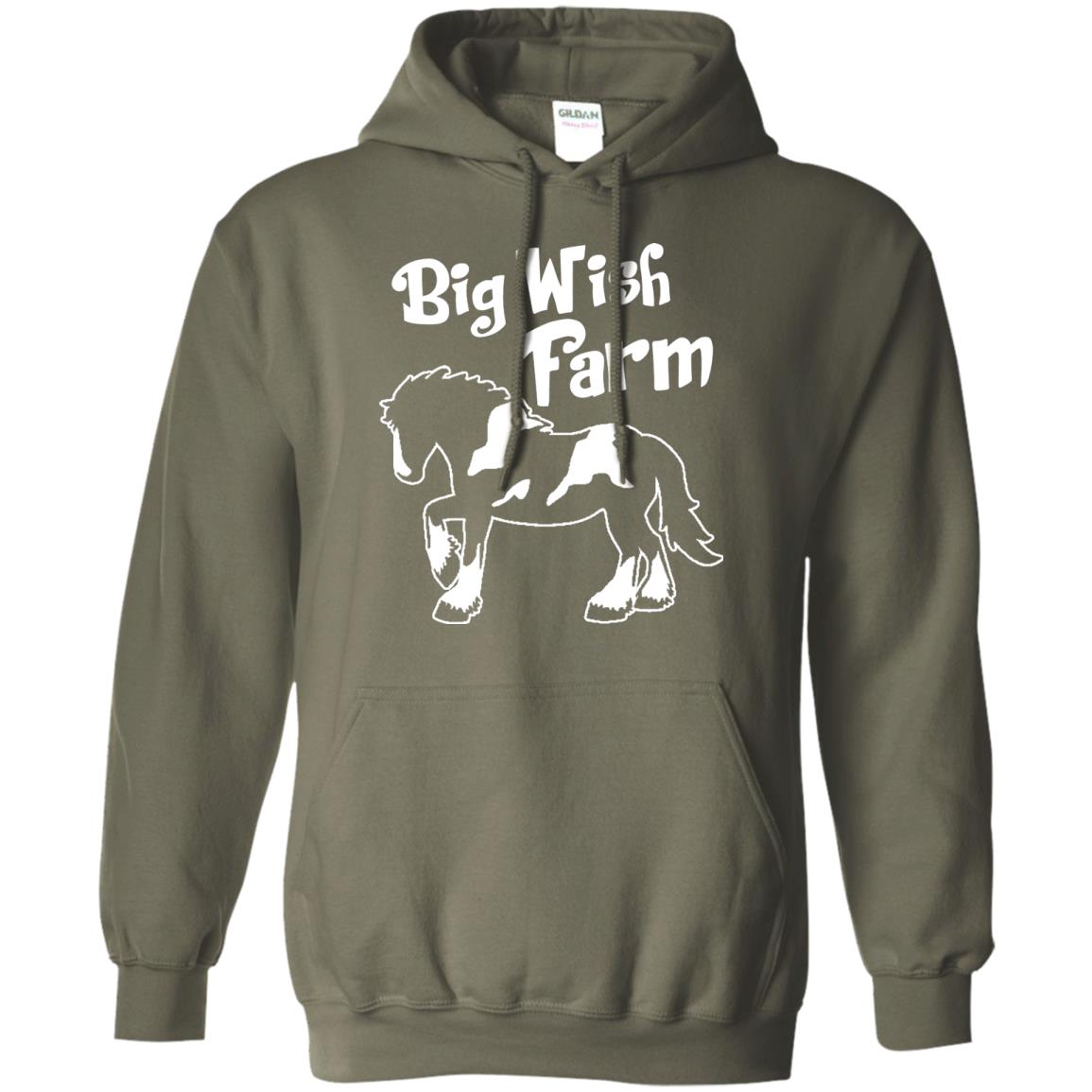 Big Wish Farm Horse Shirt Military Green