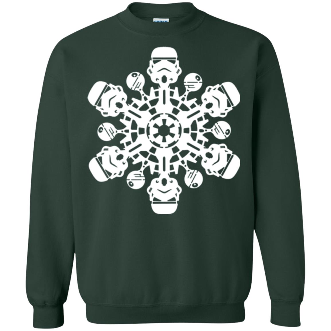 Christmas T-shirt Star Wars Stormtrooper Snowflake Forest Green