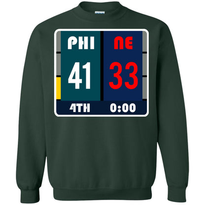 Football Philadelphia T-shirt Eagles Vs New England Forest Green