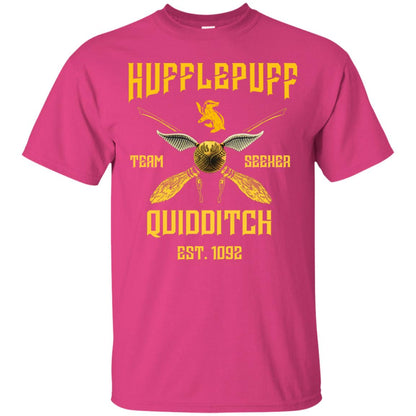 Hufflepuff Quidditch Team Seeker Est 1092 Harry Potter Shirt Heliconia