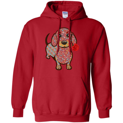 Dachshund Quilts Idea Gift Shirt For Mens Womens Red