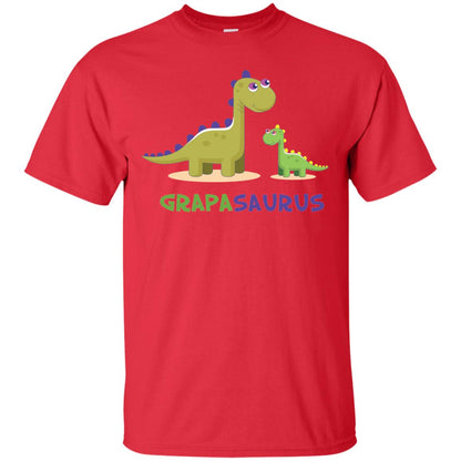 Grapasaurus Granddad Grandpa Shirt Red