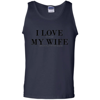 Husband T-shirt I Love It When My Wife Let Me Play Video Games Navy