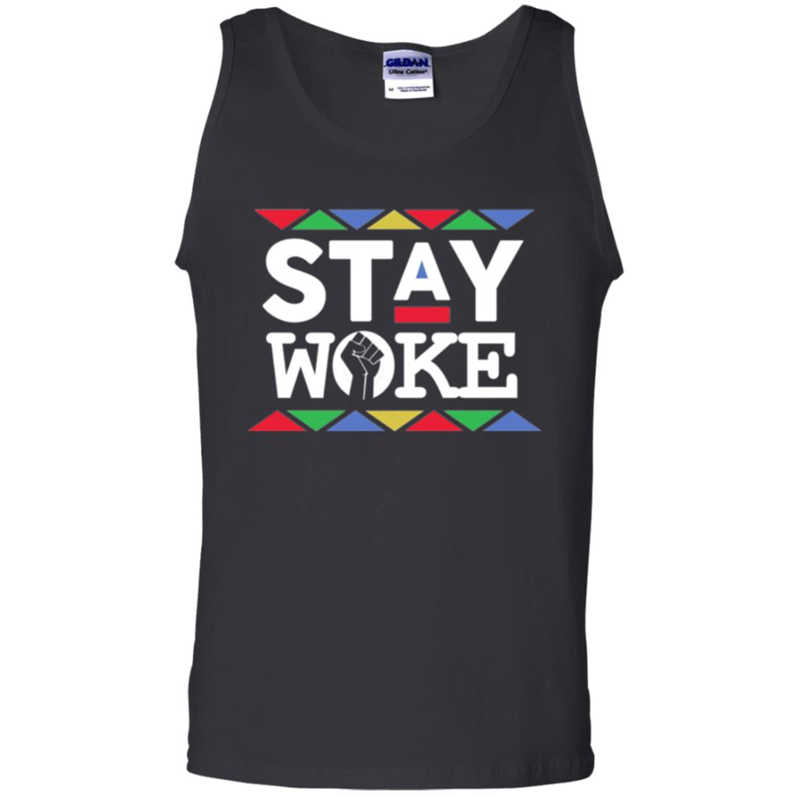 Stay Woke Against Inequality Black Power T-shirt Women_s Rights Black