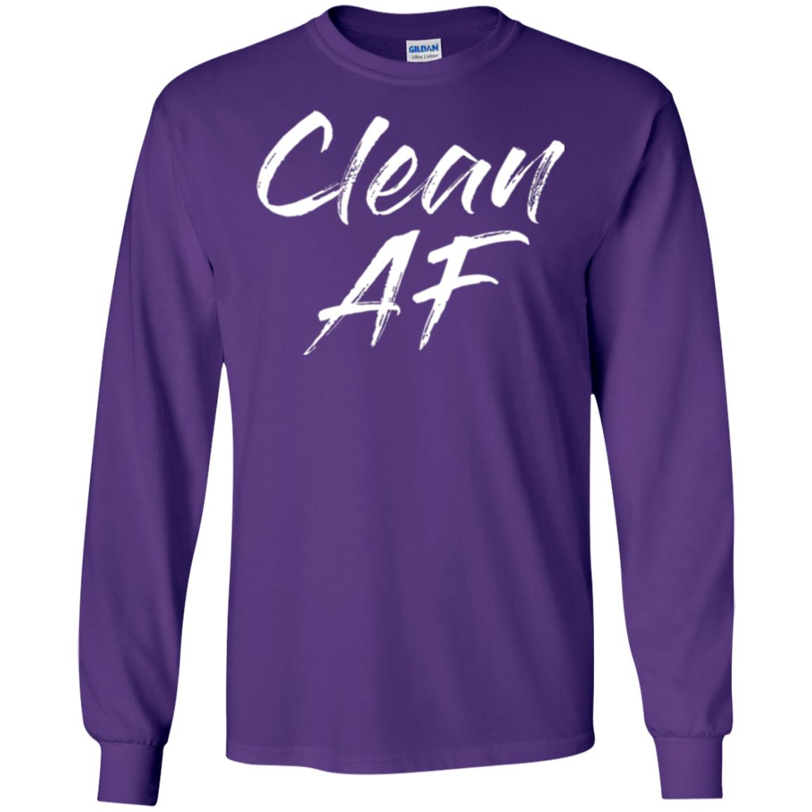 Clean Af T-shirt Purple