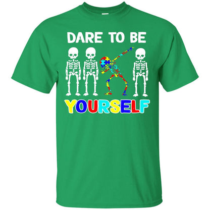 Dare To Be Yourself Autism Awareness Shirt Irish Green