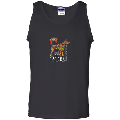 Dog Lover T-shirt Year Of The Dog 2018 Chinese New Year T-shirt Black