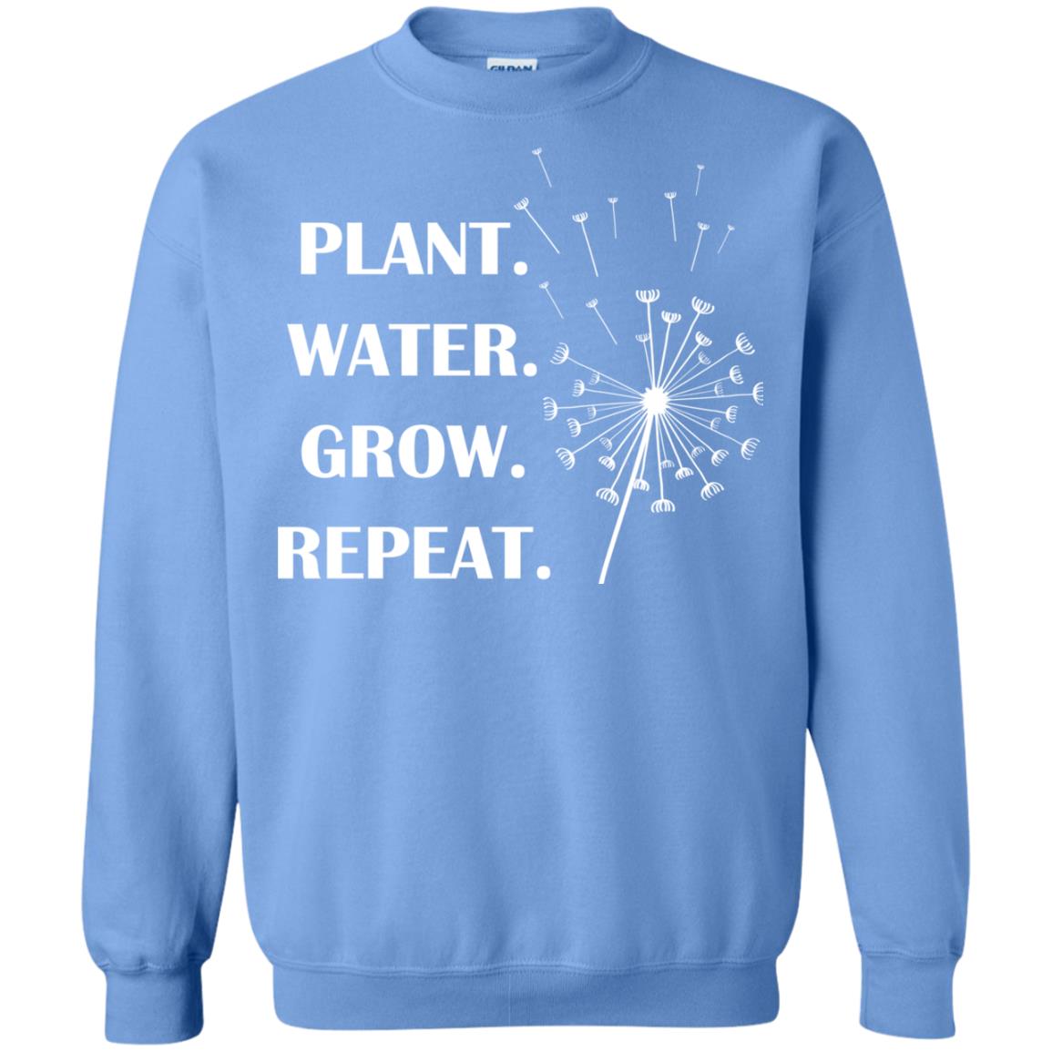 Plant Water Grow Repeat Gradener T-shirt Carolina Blue