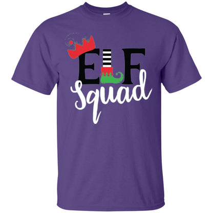 Christmas T-shirt Elf Squad Purple