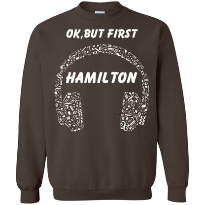An American Musical Ok, But First Hamilton Ear Phones Dark Chocolate