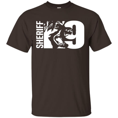 K-9 Sheriff Deputy Hoodie Leo Off Duty Cops Law Enforcement T-shirt Dark Chocolate