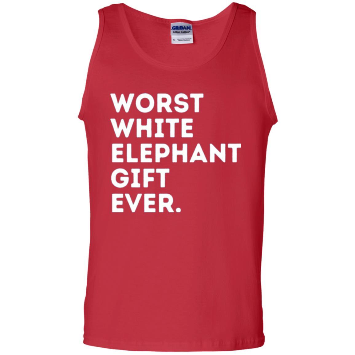 Best Worst White Elephant T-shirt Red