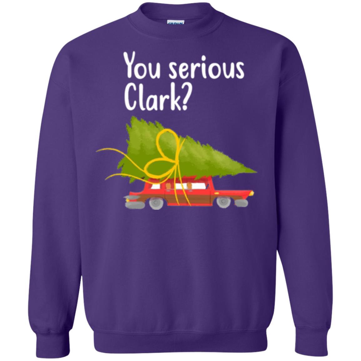Christmas T-shirt You Serious Clark Griswold Purple