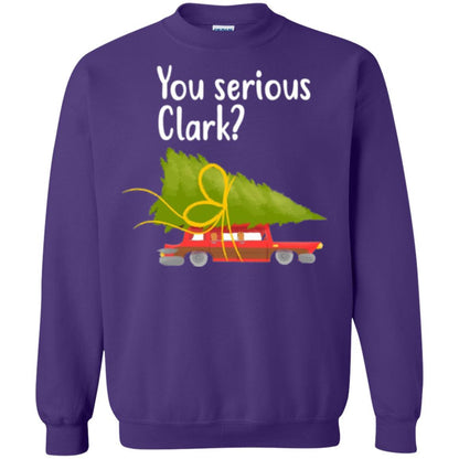 Christmas T-shirt You Serious Clark Griswold Purple