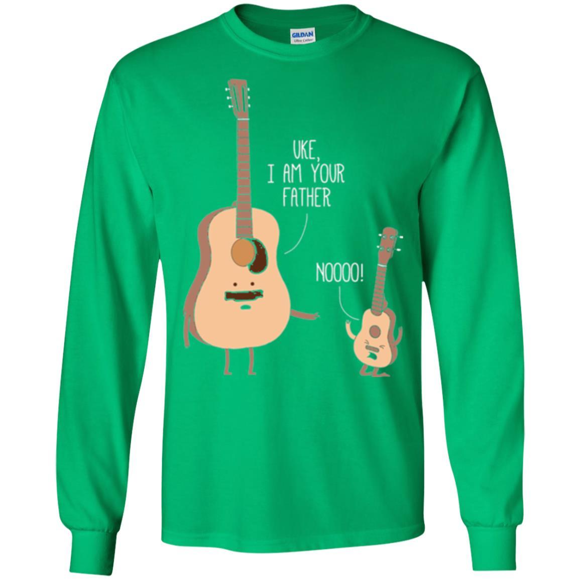 Musician T-shirt Uke I Am Your Father Irish Green