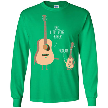 Musician T-shirt Uke I Am Your Father Irish Green