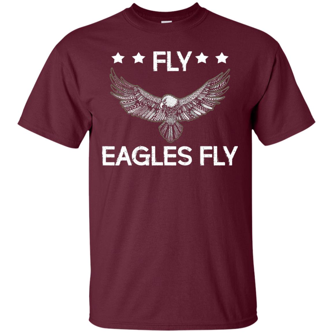 Flying Eagles Fly T-shirt Maroon