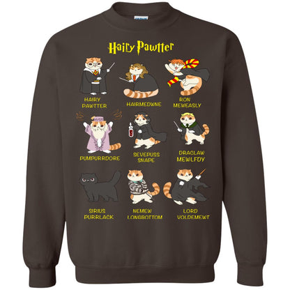 Hairy Pawtter Harry Potter Fan T-shirt Dark Chocolate