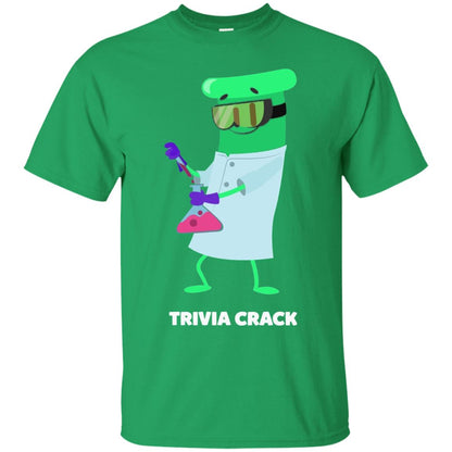 Cute Trivia Crack Scientist Al T-shirt Irish Green