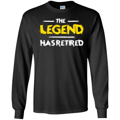 Retirement T-shirt The Legend Has Retired Black