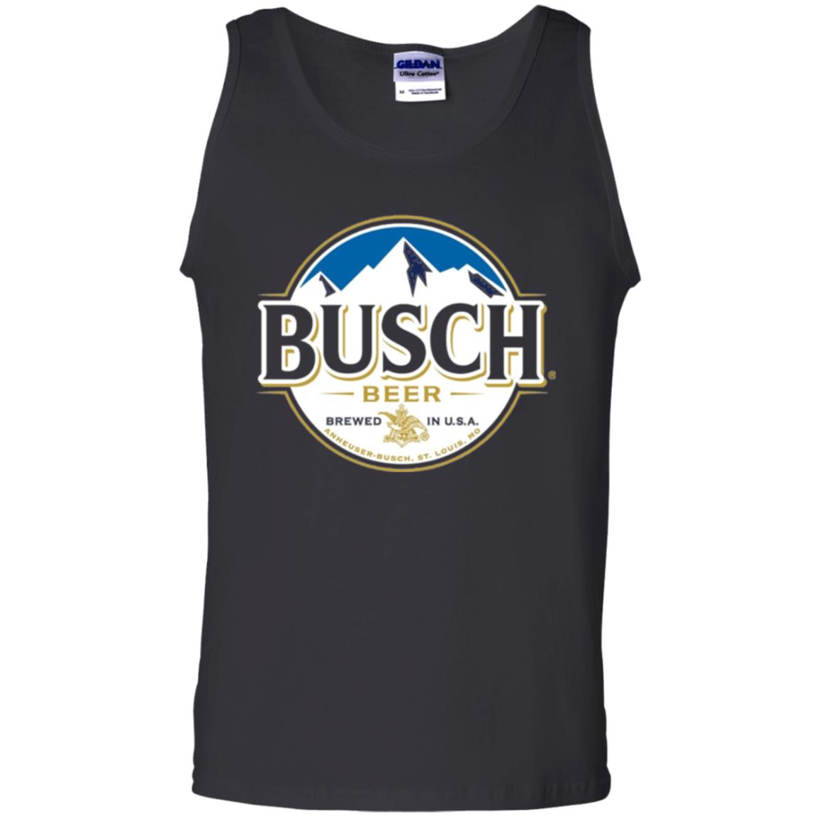 Beer Lovers T-shirt Busch Beer Black